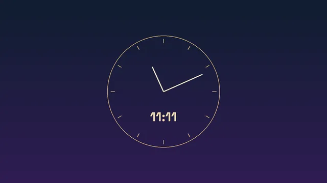 11:11 clock on navy