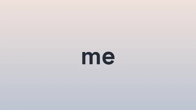 Minimal me on pale grey