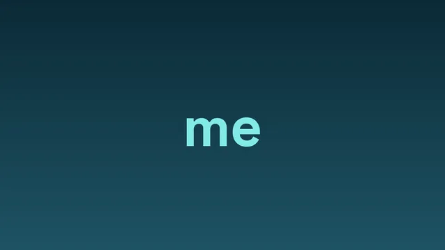 Cyan me on dark teal