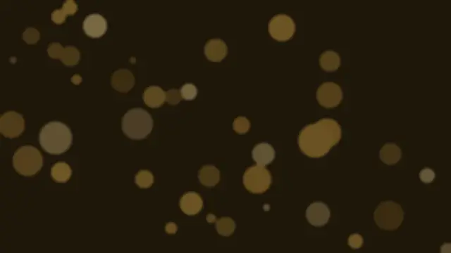 Soft circles of gold light over a dark gold background