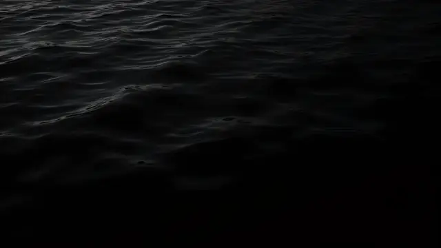 Dark water ripples in low light