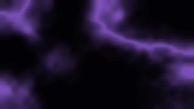 Soft violet glowing wisps over black
