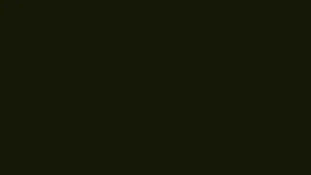 A flat, near-black background with an olive tint