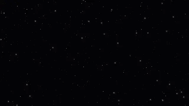 Faint stars scattered across a deep black sky